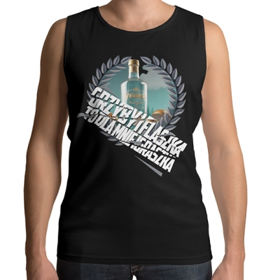 TANK TOP grzyby  GRZYBY FLASZKA